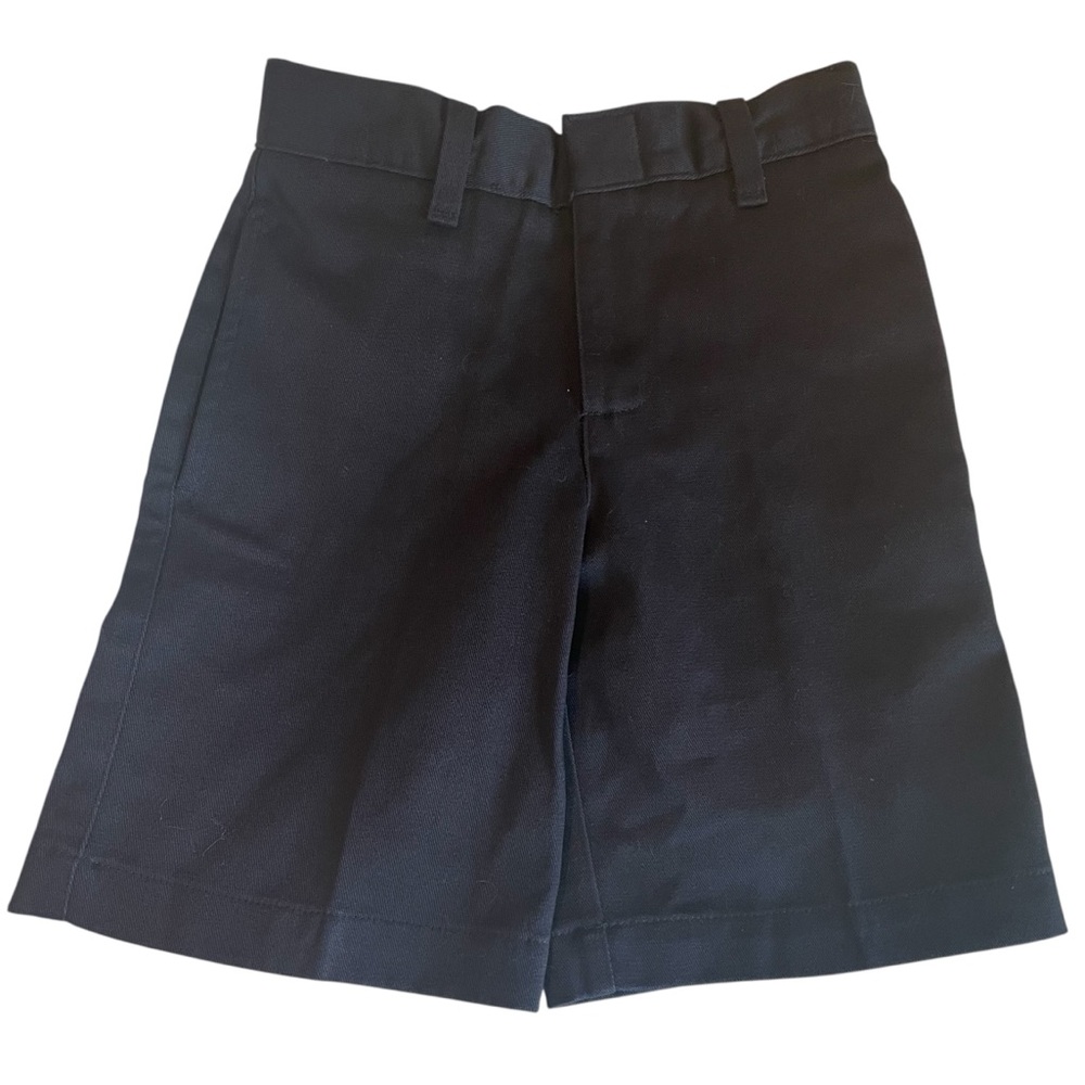 Mills Uniform Boys Navy Twill Shorts New- Size 4